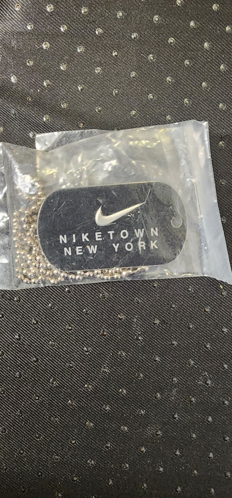 Rare Vintage Niketown New york Dog Tag