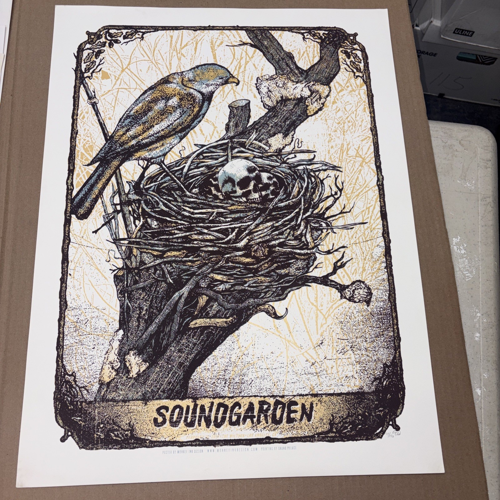 2013 Soundgarden Los Angeles Feb 15 The Wiltern Theater Poster 57/190