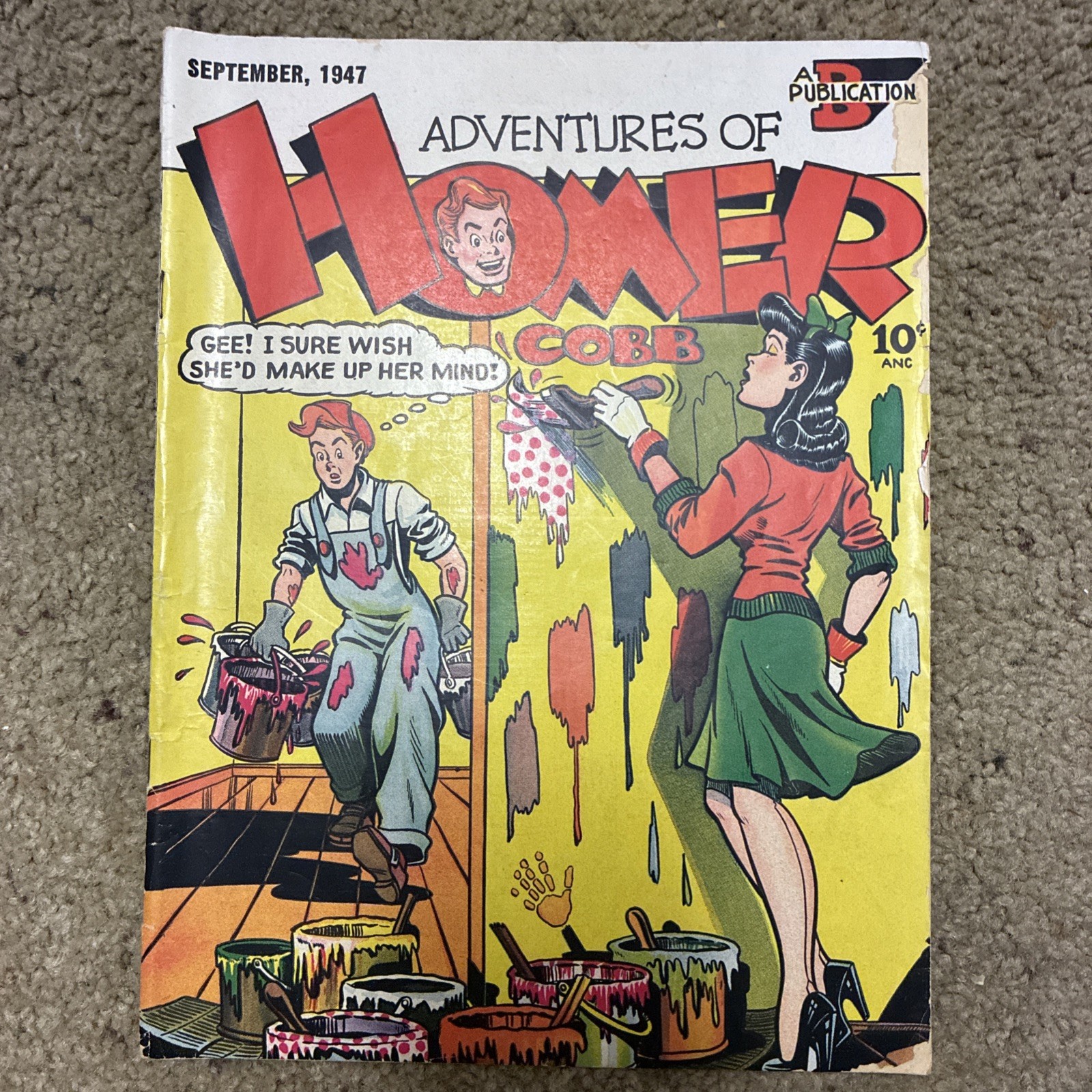 Adventures of Homer Cobb # 1 Al Feldstein 1-shot Very Rare (1947) Canadian 