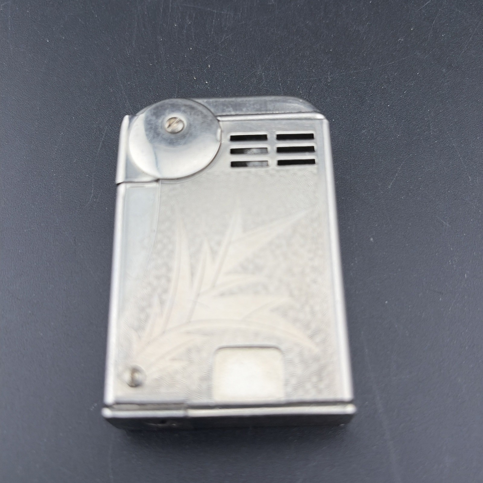 Retro READY Steel Pocket Semi Auto Lighter Made In Austria 1930’s/1950’s