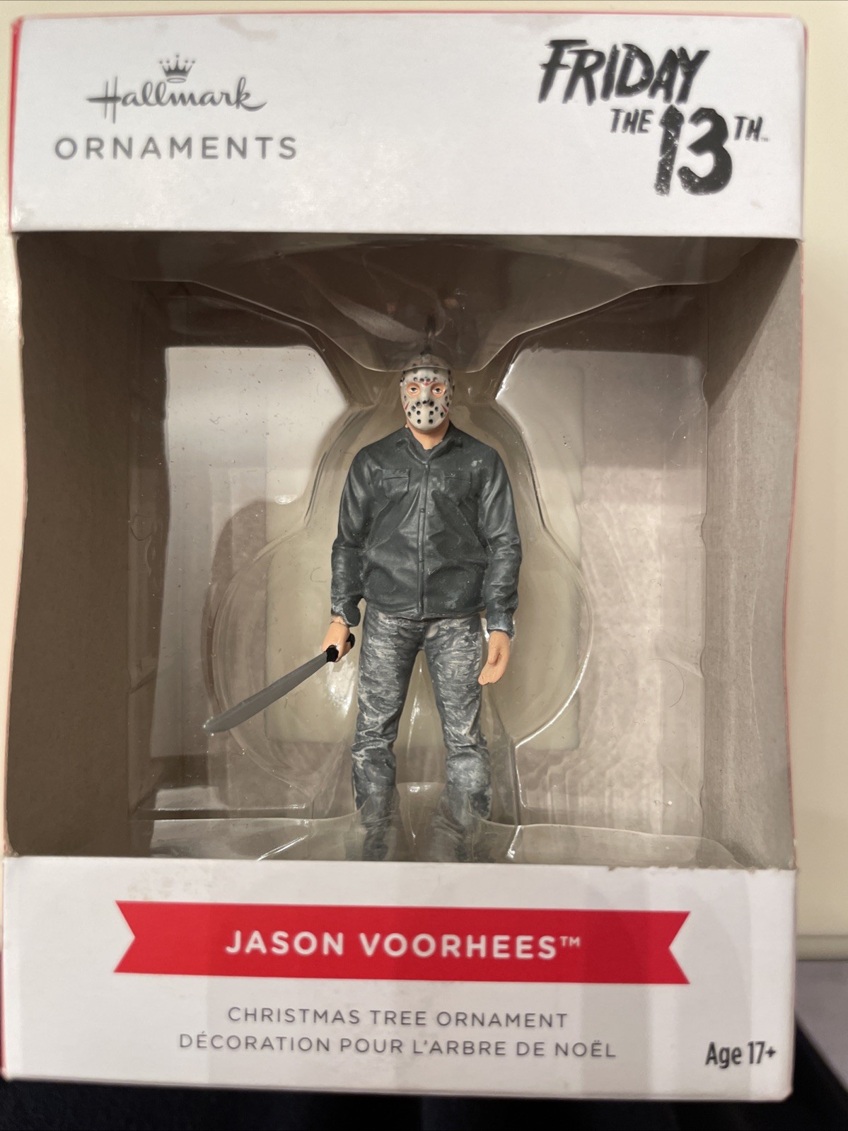 NEW 2025 Hallmark Friday The 13th JASON VOORHEES Christmas Ornament Horror Movie