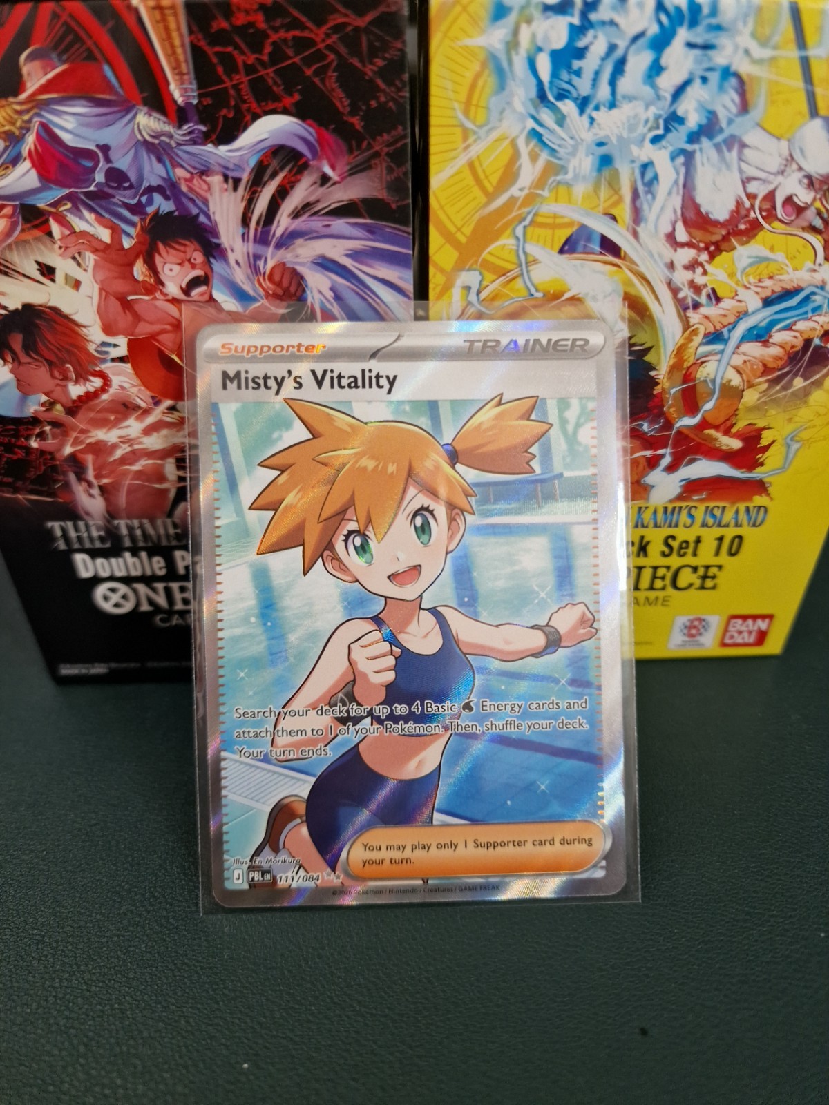Pokémon TCG Misty's Vitality 187/084 Full Art Holo English