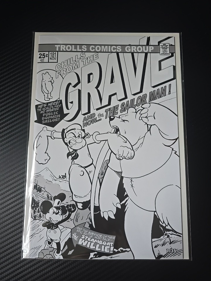 Chills From The Grave Ltd. #7(of 15) Popeye,Pooh,Willie-Sig Waite NM+ EXCLUSIVE