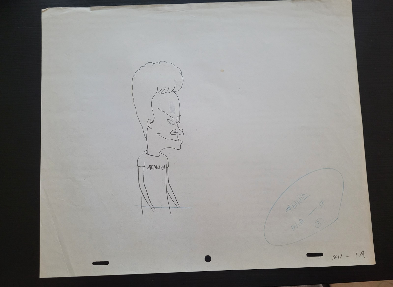 Beavis and Butt-Head Beavis Original Animation Production Art scarce 16