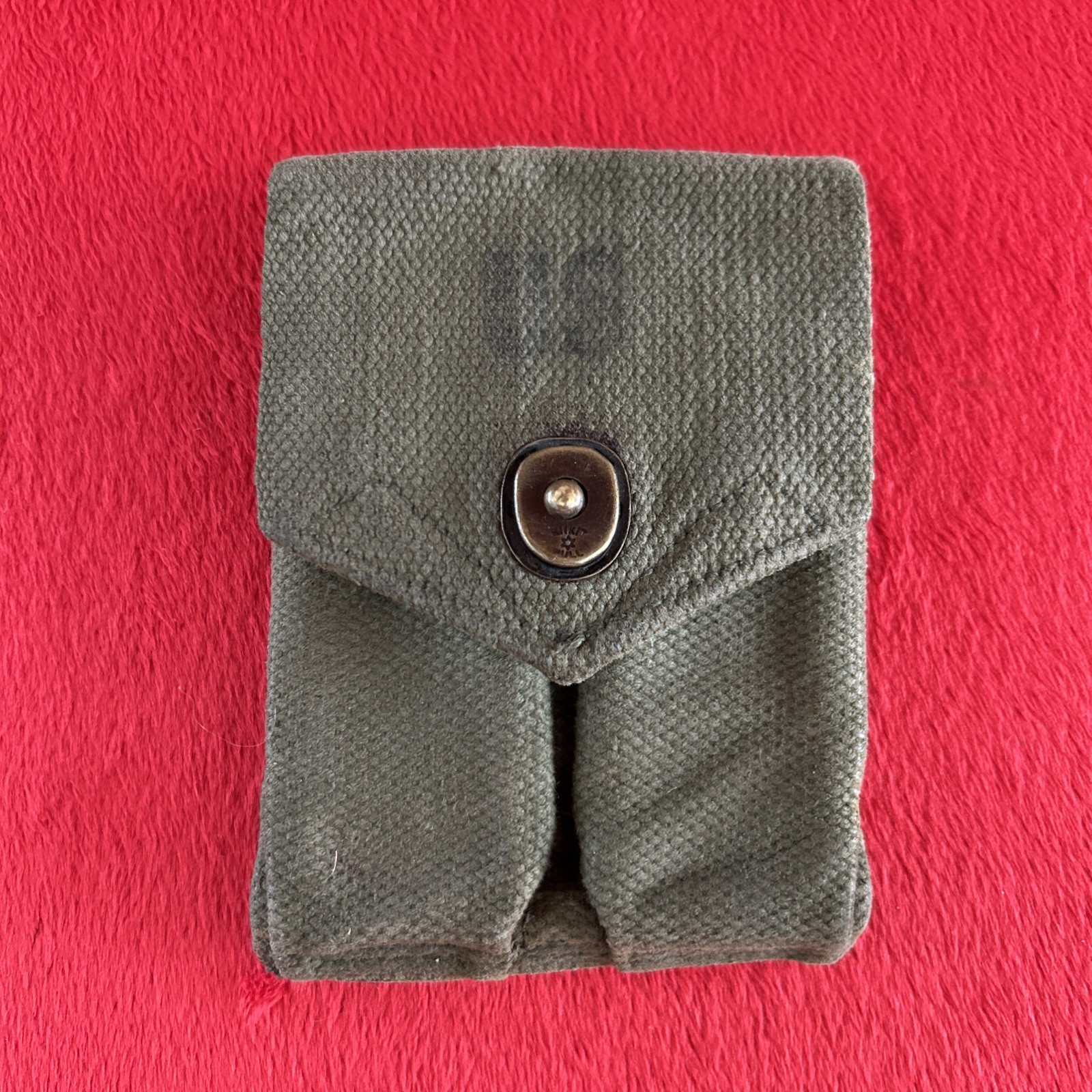 USGI Vietnam War Army COLT 1911 .45 PISTOL OD AMMO MAG POUCH M1956