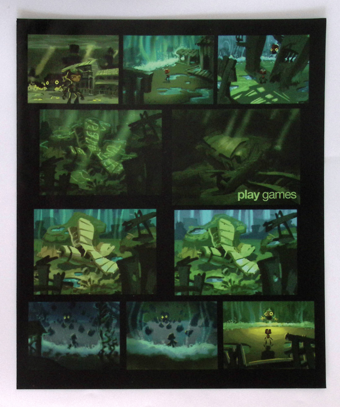 Psychonauts Video Game Concept Art Print Double Fine Magazine Ad Poster