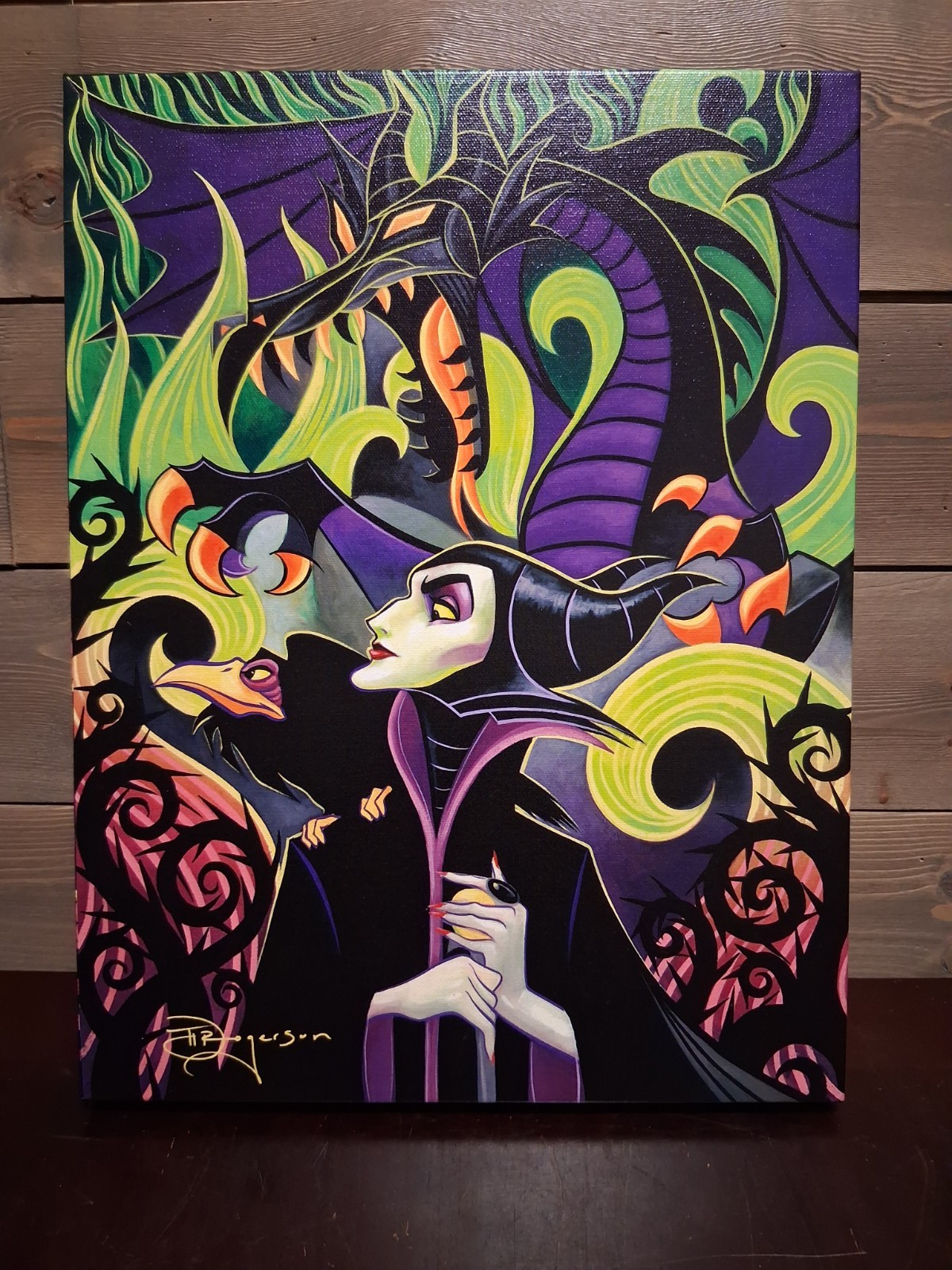 Maleficent Fury By Disney Artist Tim Rogerson Limited Edition