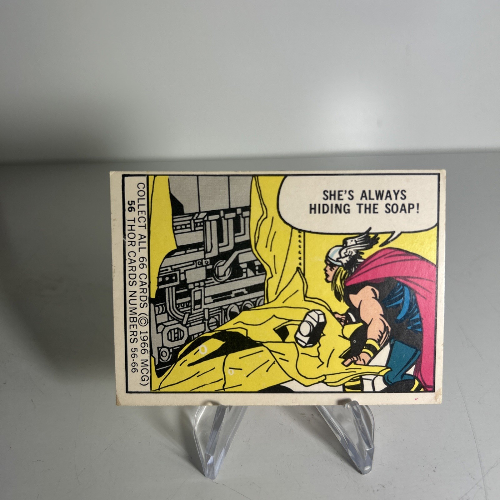1966 Donruss Marvel Super Hero #56 Thor RC Rookie First Appearance🔥🔥