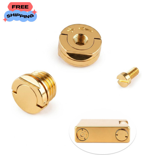 Complete Bottom Cap Set for S.T. Dupont Ligne 2 & Gatsby | Gas Refill Valve Cove