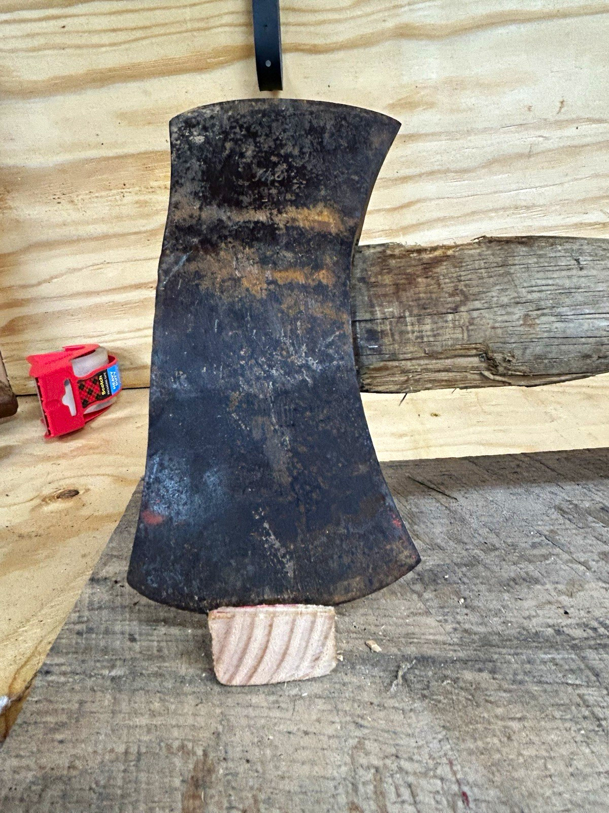 Vintage Sater Banko 2 1/2lb double bit cruiser axe, MADE IN SWEDEN