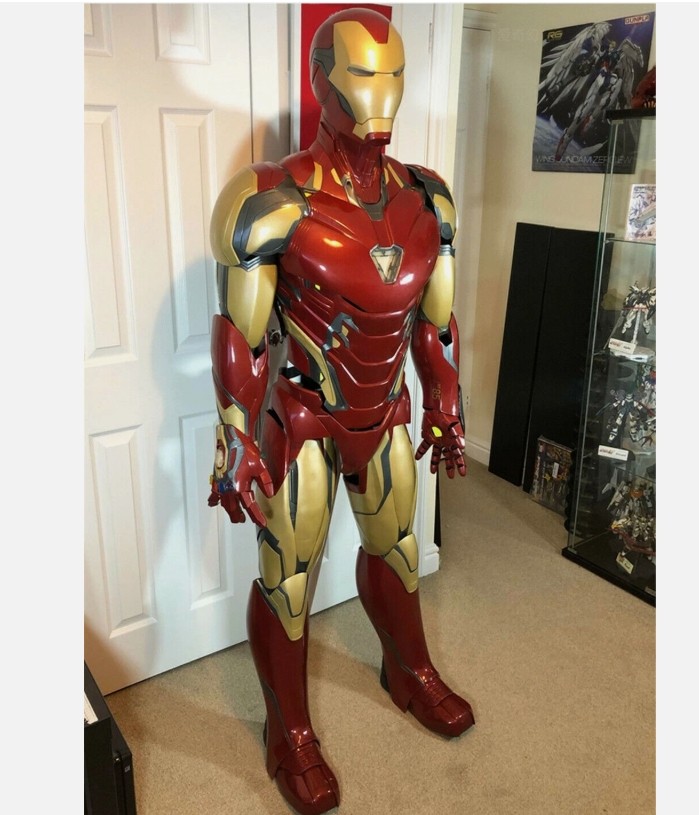 Iron Man Armor Wearable Suit EVA White Model Props MK7 Suit Handmade Wearable