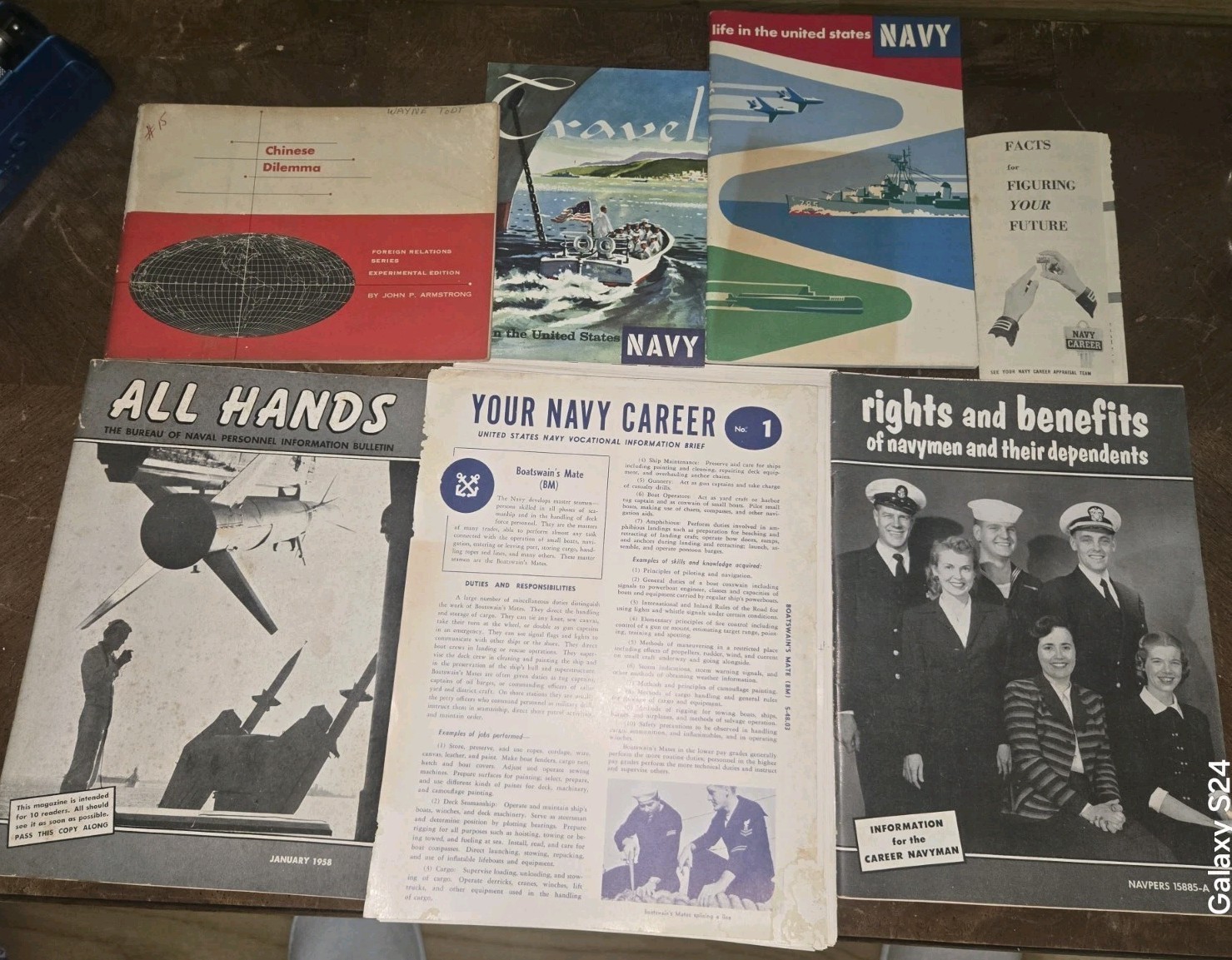 1950's-60's US Navy Vocational Information Briefs Set of 72 + EXTRAS SEE ALL PIC