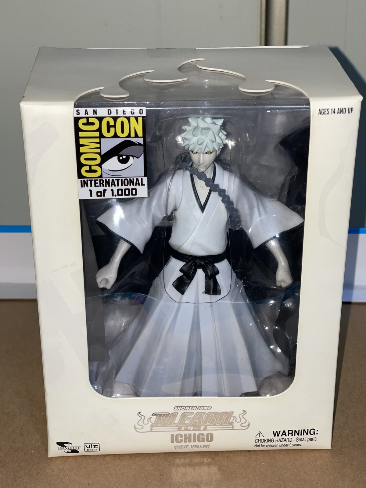 BLEACH RARE SDCC 2009 WHITE HOLLOW ICHIGO FIGURE TOYNAMI CONVENTION EXCLUSIVE