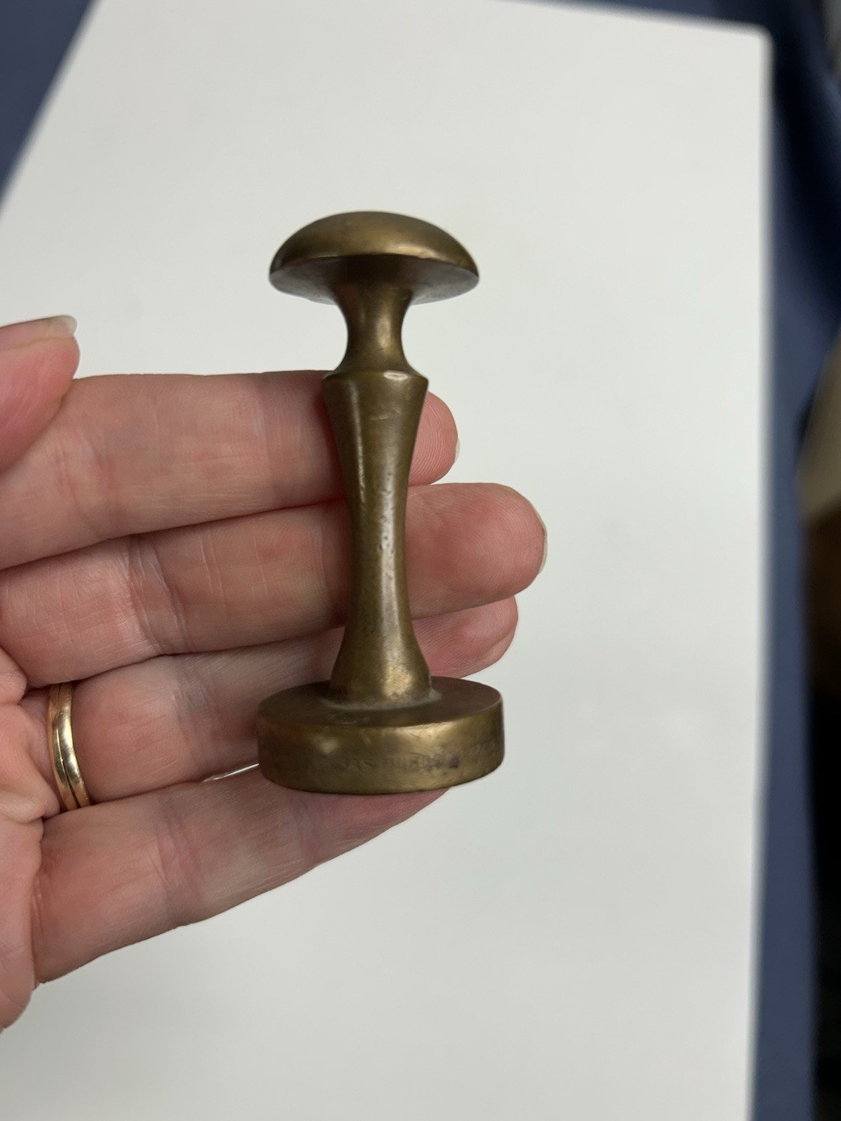 Antique Bronze Adams Express Co Wax Stamp Jas. Murdock Jr. Die Sinker RR MO