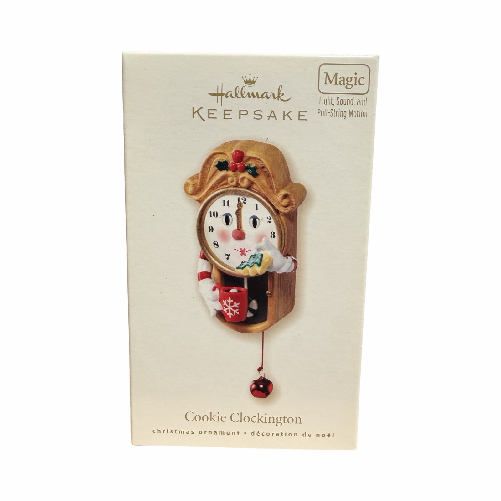 2007 Hallmark Cookie Clockington Christmas Ornament