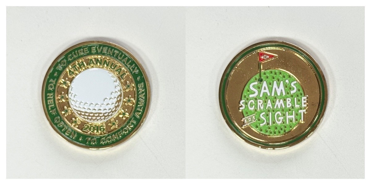 Sam's Scramble for Sight 4th Annual Golf Challenge Coin 2#4