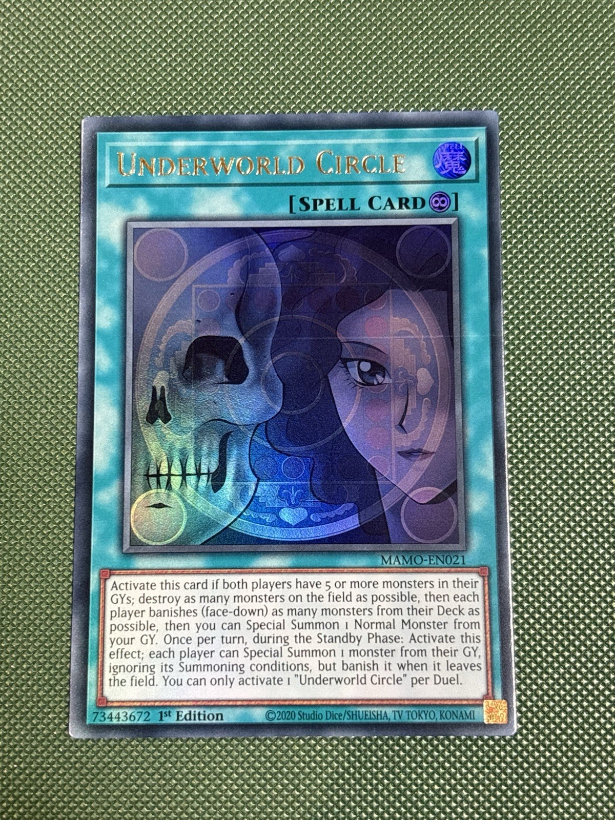 Underworld Circle MAMO-EN021 Ultra Rare 1st Edition Yu-Gi-Oh NM