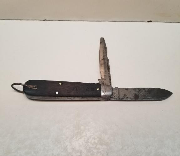 Vintage Ulster 2 blade rosewood  tl-29 electrician\'s knife, 1940\'s-60\'s
