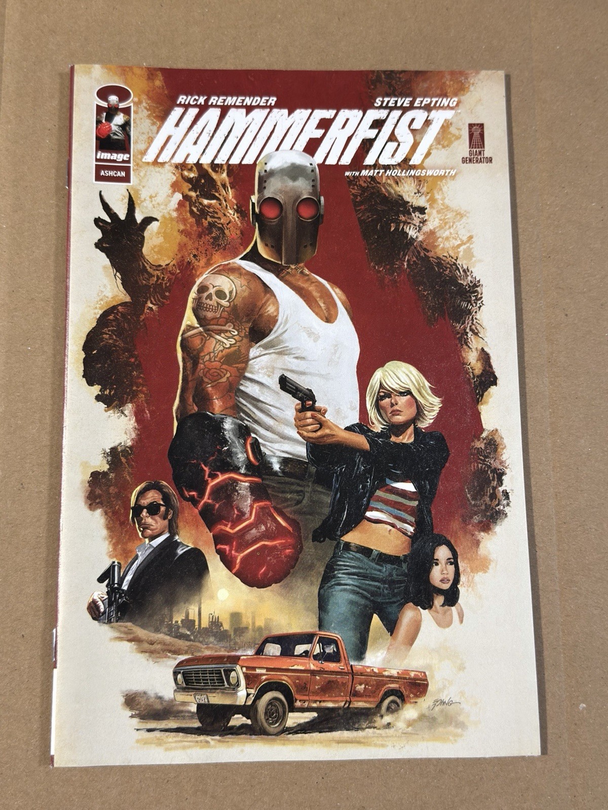 HAMMERFIST ASHCAN EDITION IMAGE COMICS (2026) RICK REMENDER STEVE EPTING
