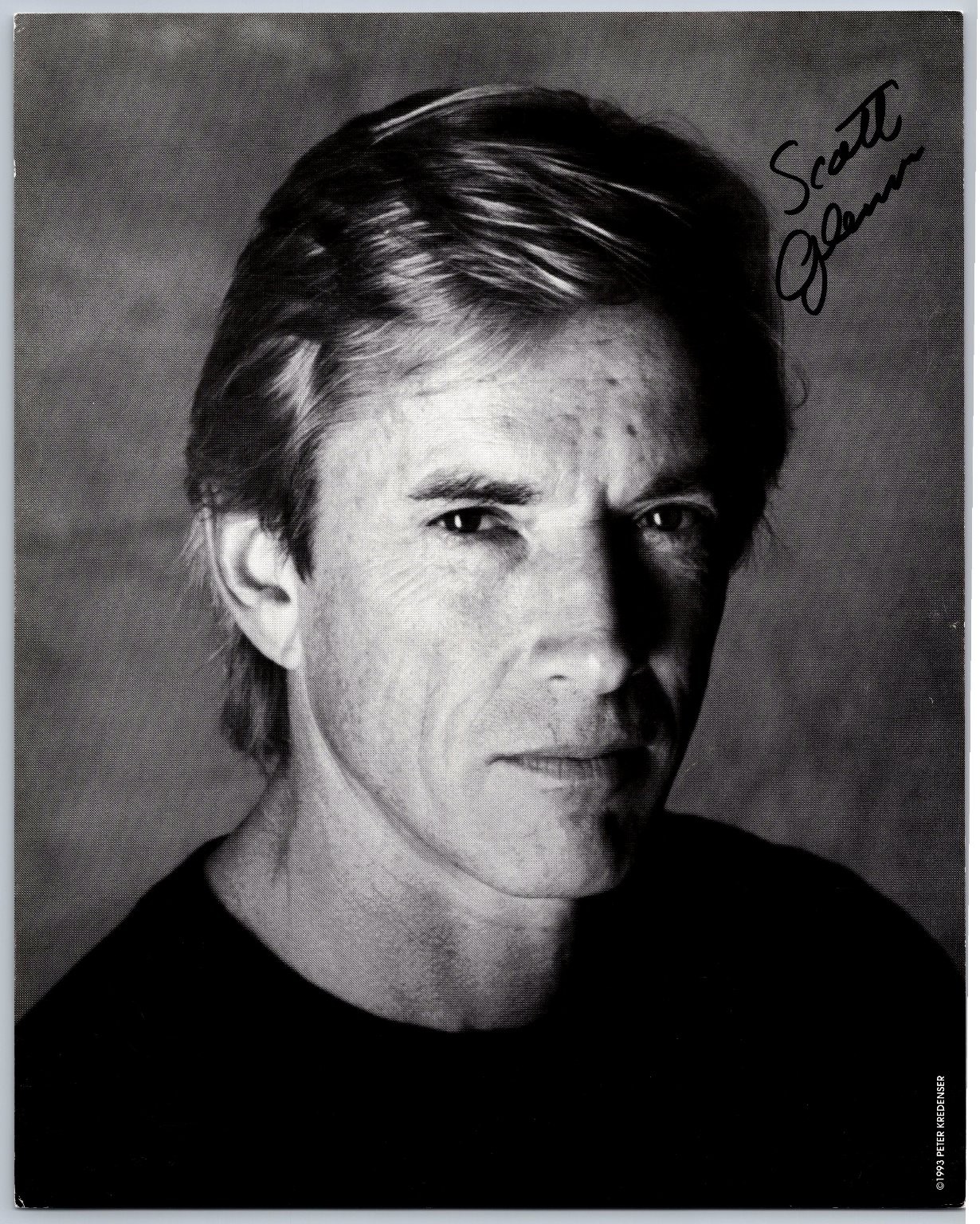 Scott Glenn Autograph Photo Signed 1993 Peter Reichardt Actor