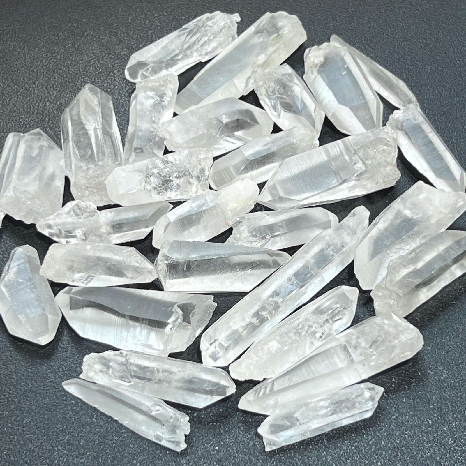 Lemurian Clear Quartz Crystal Points (By The 3 Pc or 1 LB) Rough Raw Brazil