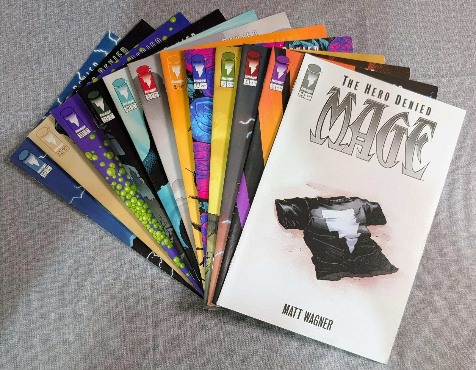 MAGE THE HERO DENIED 0-14 LOT MATT WAGNER IMAGE COMICS NEAR COMPLETE SET 2017 NM