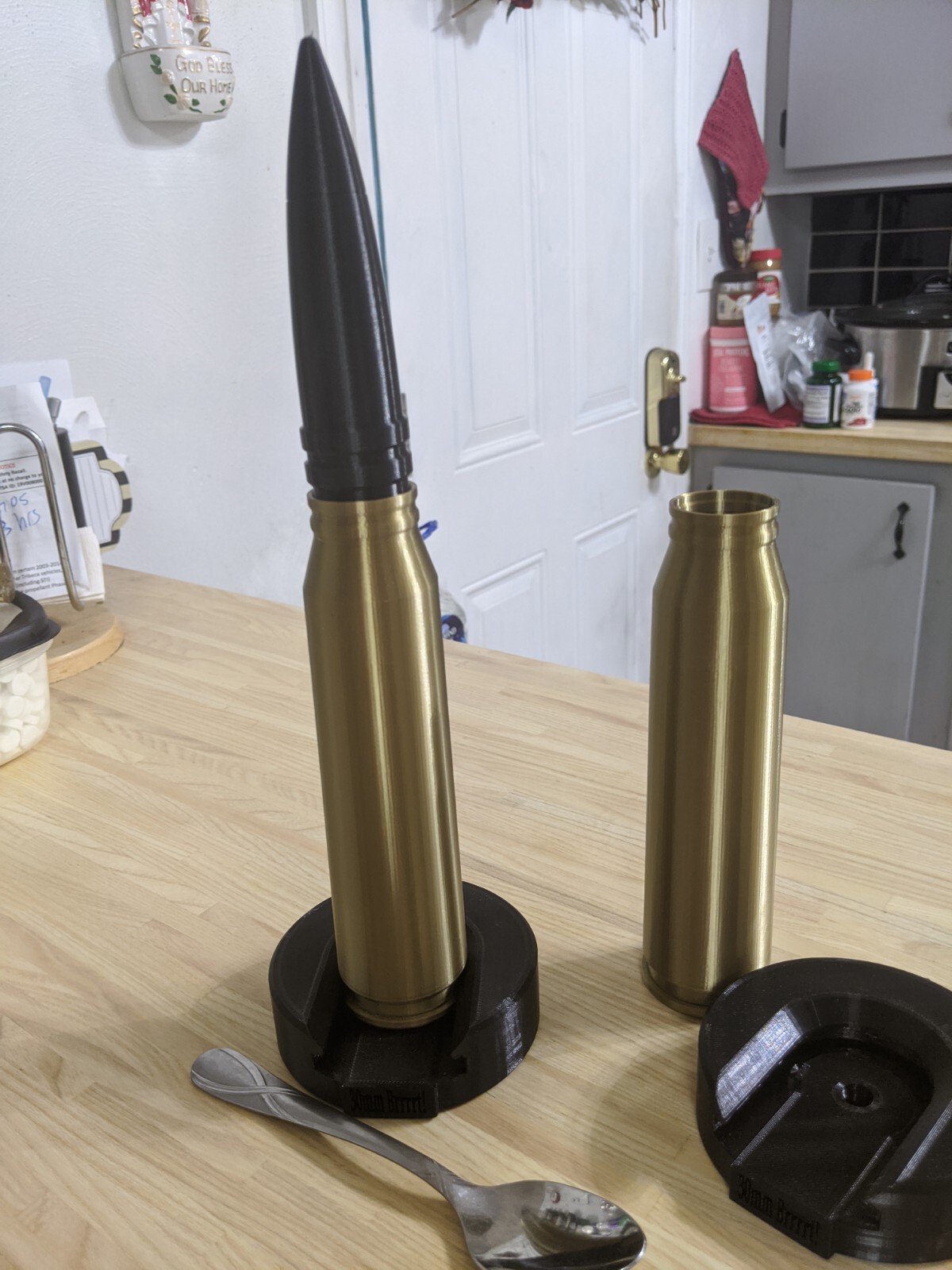 30mm caliber replica for the WARTHOG  A10 Thunderbolt - 3 pc top + case + base