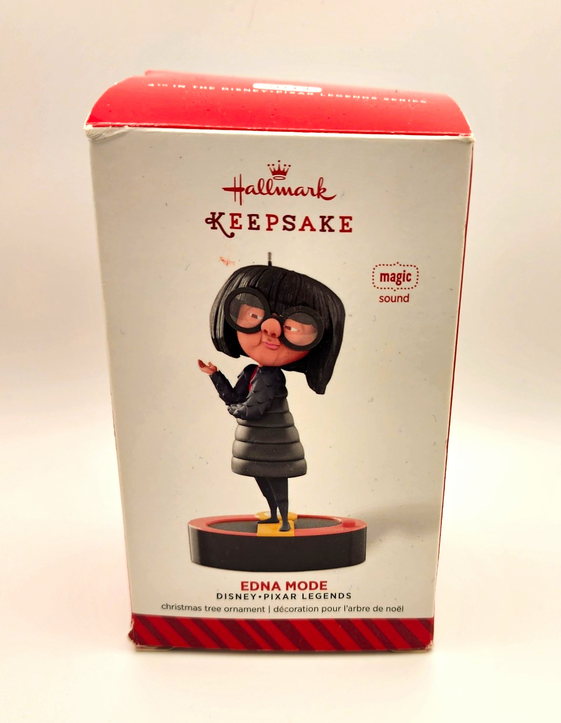 Hallmark Keepsake Disney The Incredibles Edna Mode Ornament 2014 Plastic
