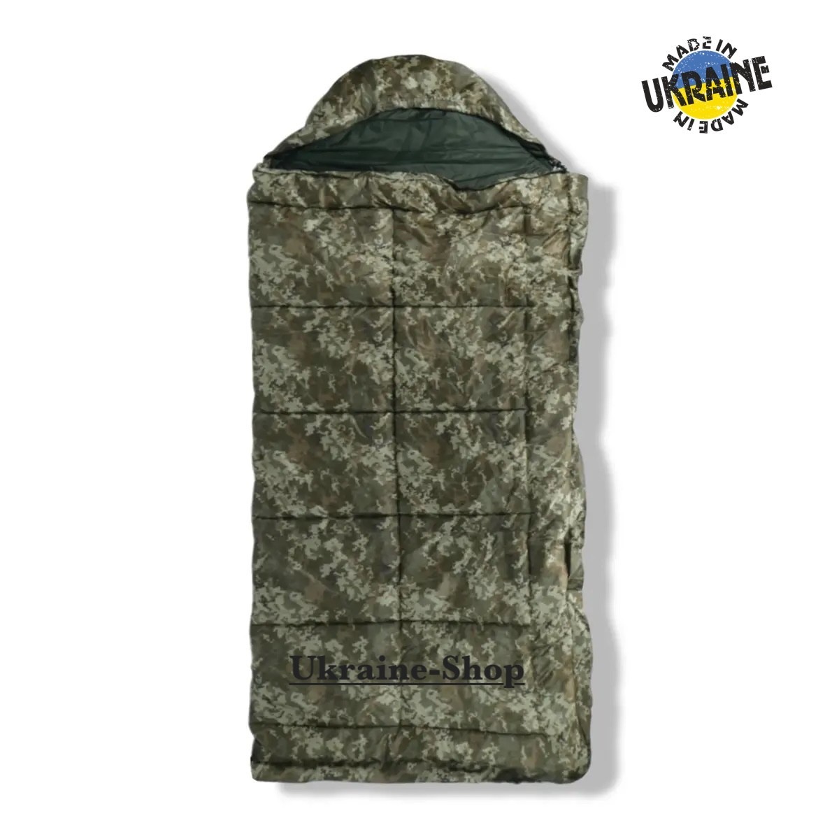 Winter Sleeping Bag -20C Cold Weather Camping Ukrainian Pixel Camo Kiborg Alaska