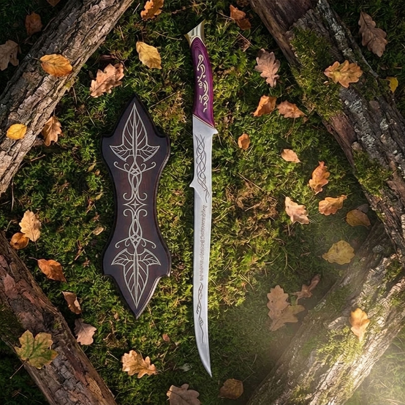 Hadhafang Sword of Arwen Evenstar Hand Forged Replica Stainless Steel 37 Inch
