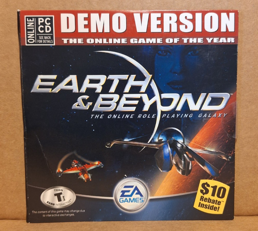 Earth & Beyond (Windows PC, 2002) - Demo Version - Sleeve and Discs, Tested