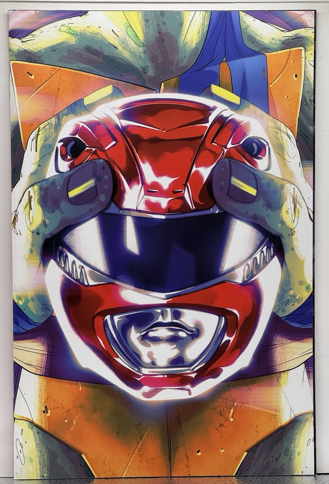 Mighty Morphin Power Rangers/Teenage Mutant Ninja Turtles #1 Leonardo Helmet