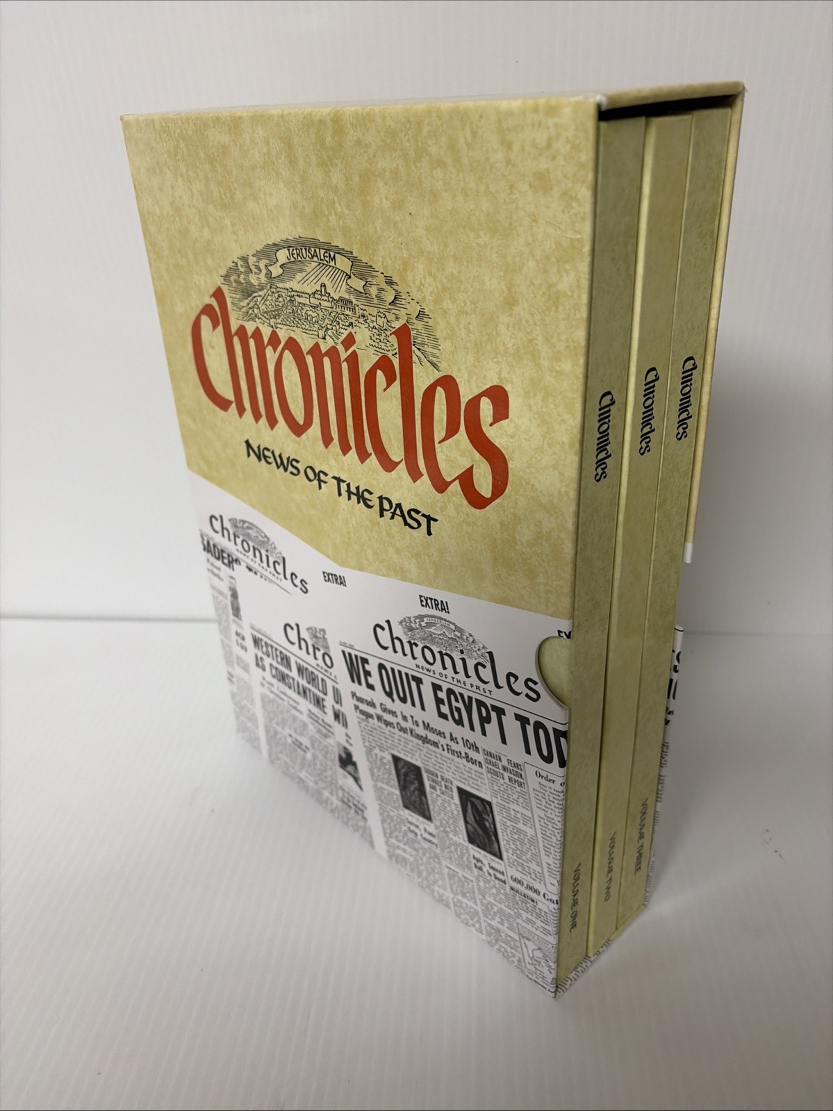 Chronicles News of the Past 3 Volume Set  Judaica JEWISH HISTORY newspaper form