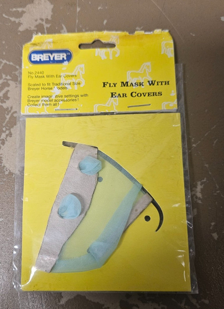 Rare 1996 Breyer Accessories 2440 Fly Mask Ear Covers Scaled 2 Fit Breyer Horses