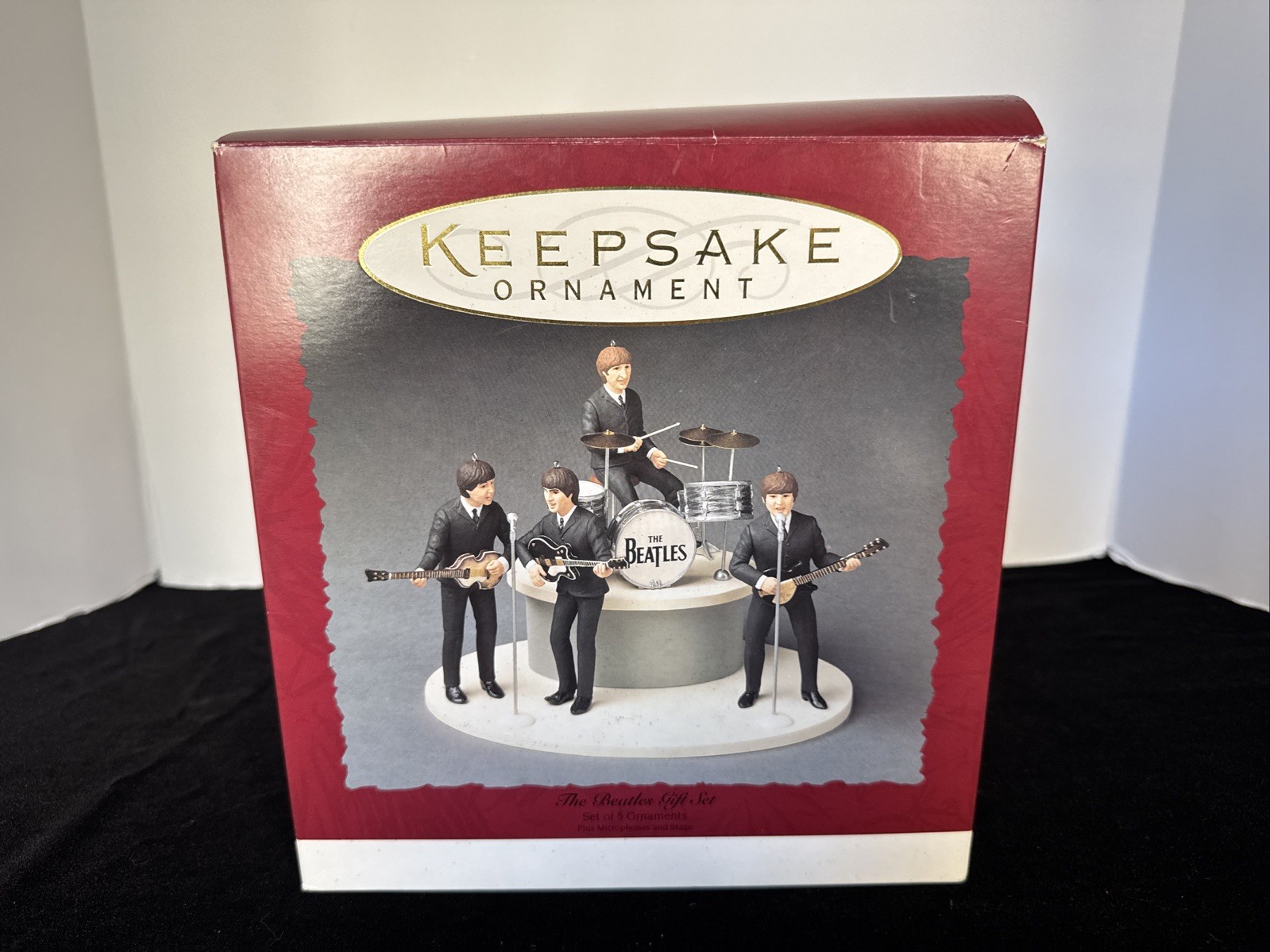 Hallmark Keepsake The Beatles Debut In America Ornament Set 5 Dated 1994 NEW