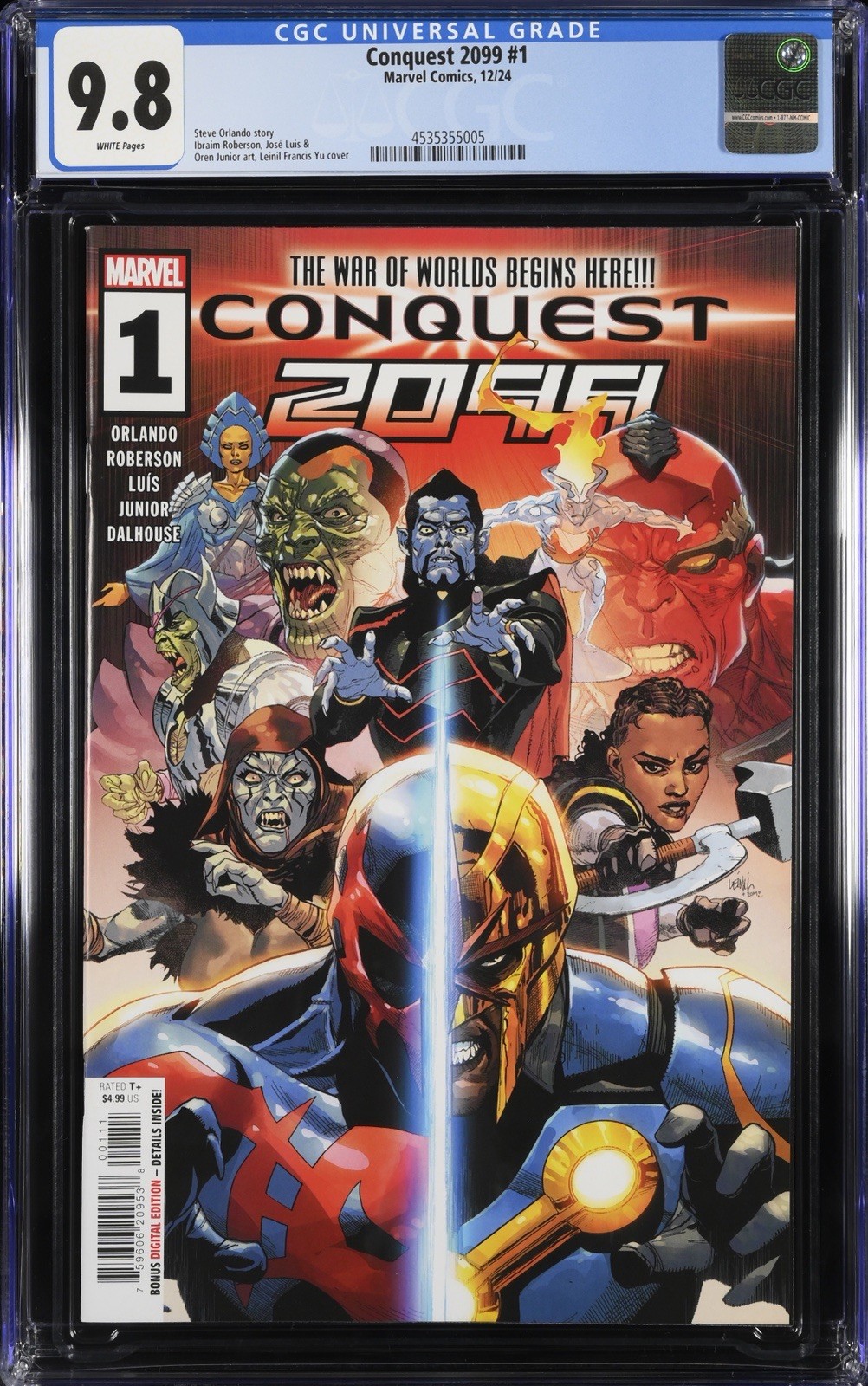 Conquest 2099 #1A CGC 9.8