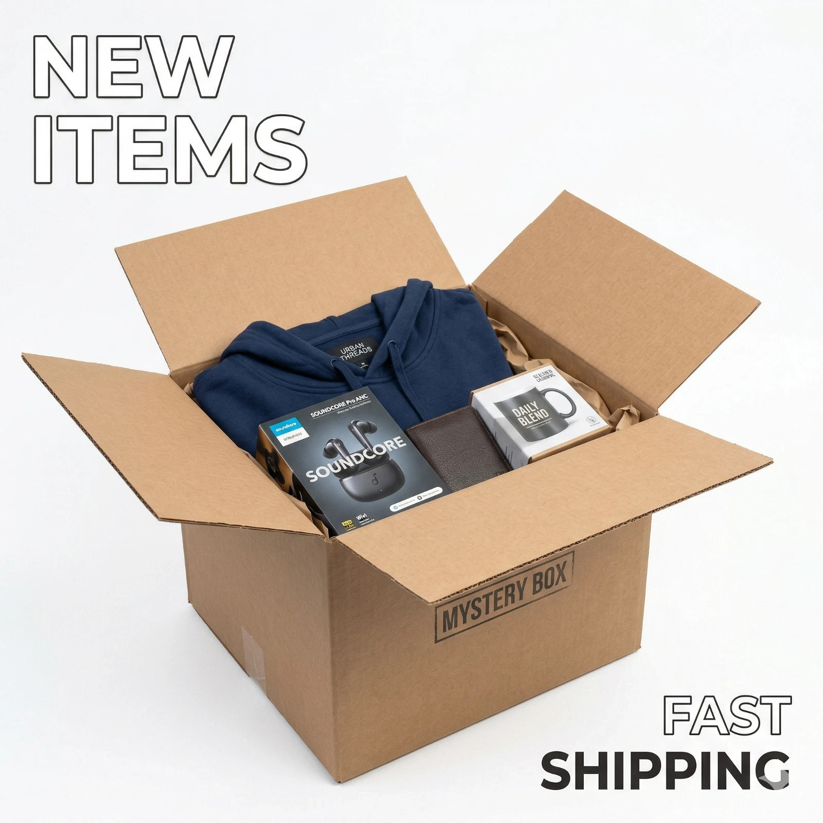 Medium Amazon Clearance Surprise Box with New Items