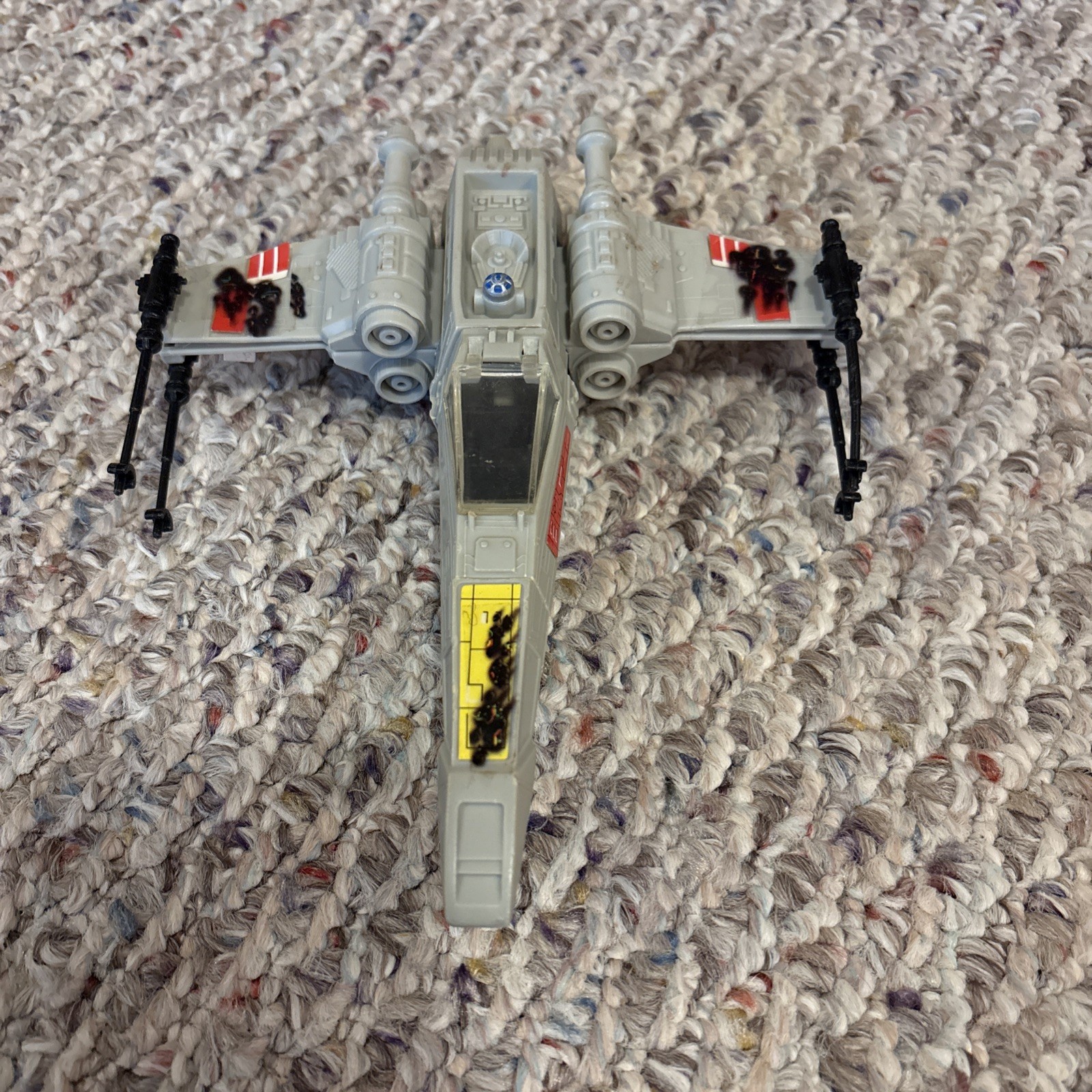 Vintage Star Wars 1978 Kenner Battle Damaged X-Wing Fighter