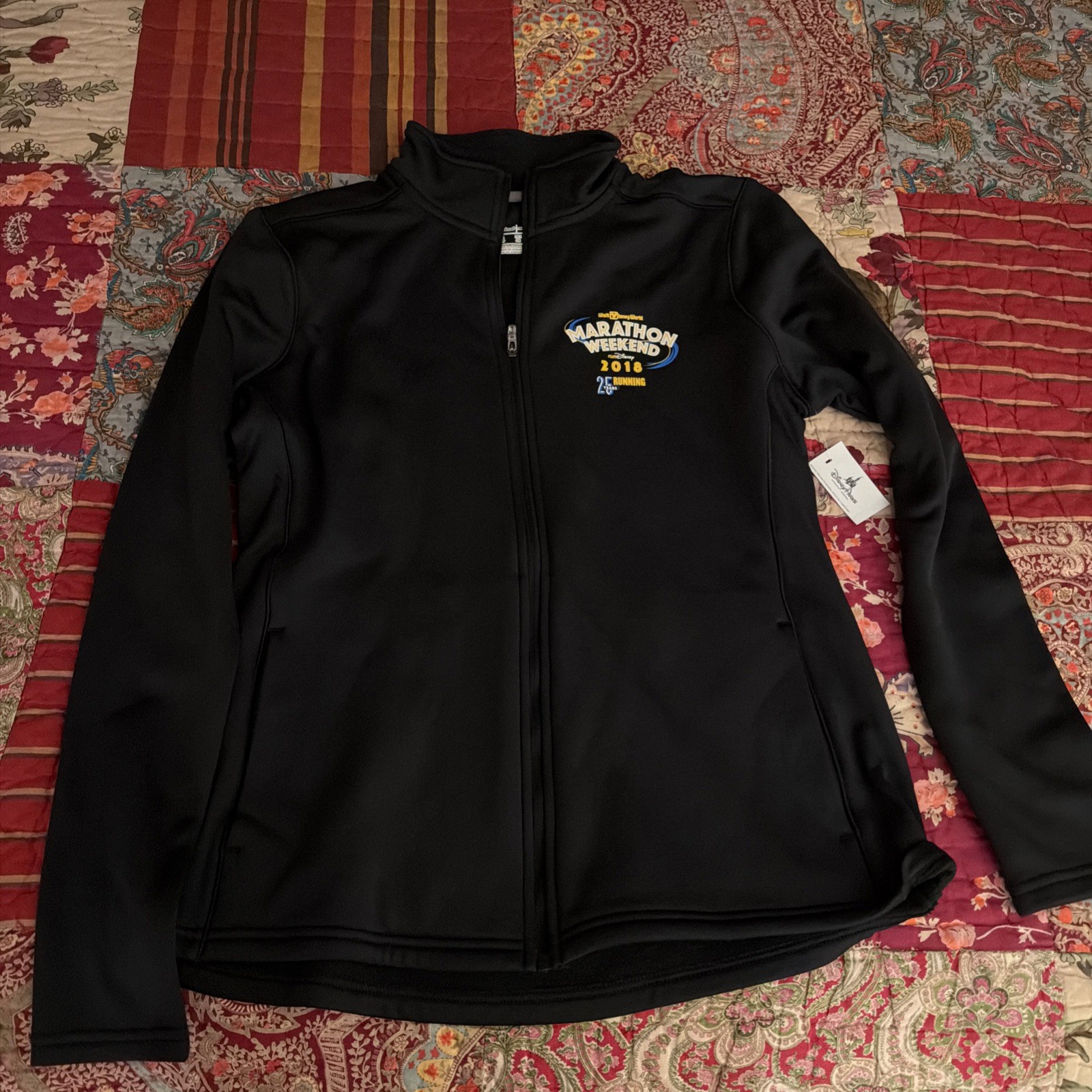 New RunDisney 2018 25th Marathon Weekend Champion Ladies Performance Jacket S