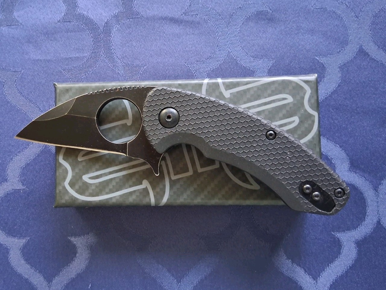 *NEW*🔥BROUS BLADES - SS (Silent Soldier) EDC Knife w/D2 Blade & Polymer Handle 