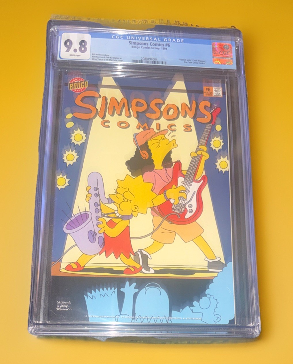 SIMPSONS COMICS #6 CGC 9.8 - Flipbook w/ \