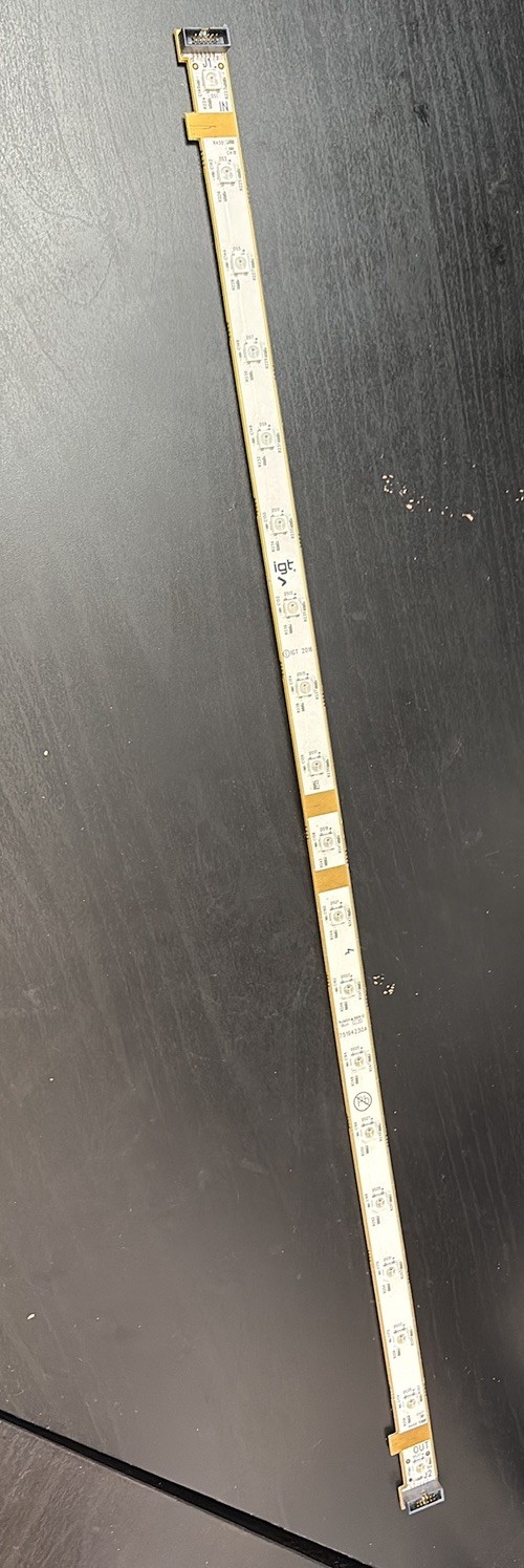 OEM REPLACEMENT LED STRIP MODEL 75194230A/75194200A FOR IGT CRYSTAL CURVE LCD