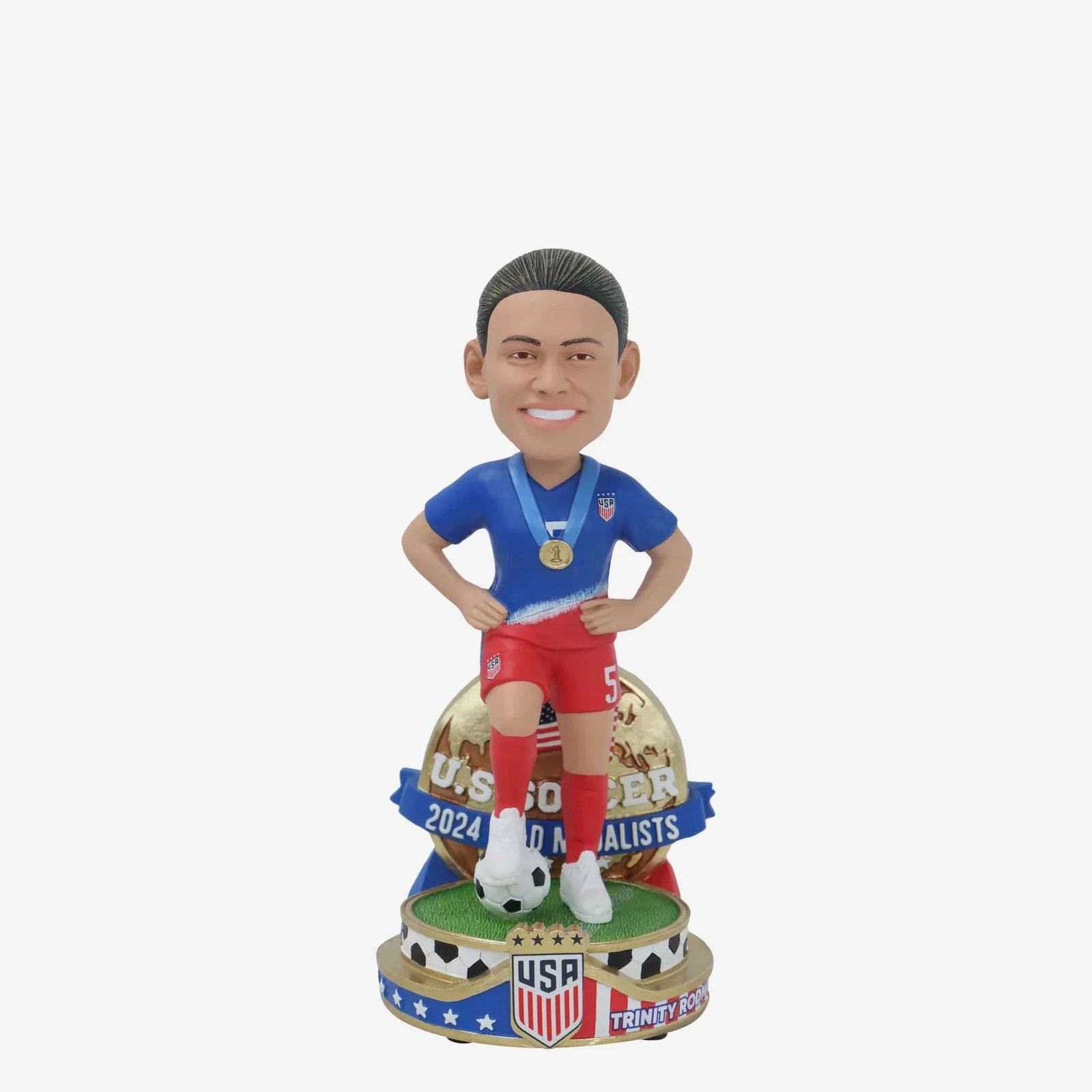 Trinity Rodman Team USA US Women\'s National Soccer Team Championship Bobblehead