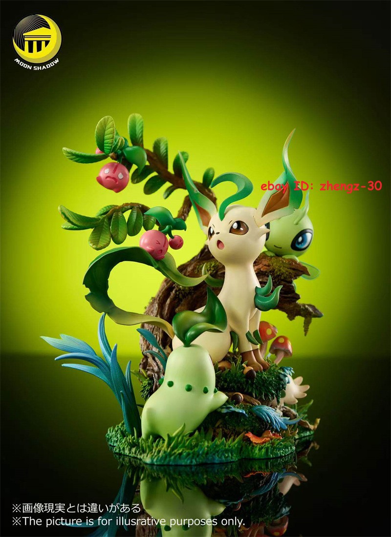 Moon Shadow Studio Eeveelution Leafeon Statue GK Figure Model Collectible Gift