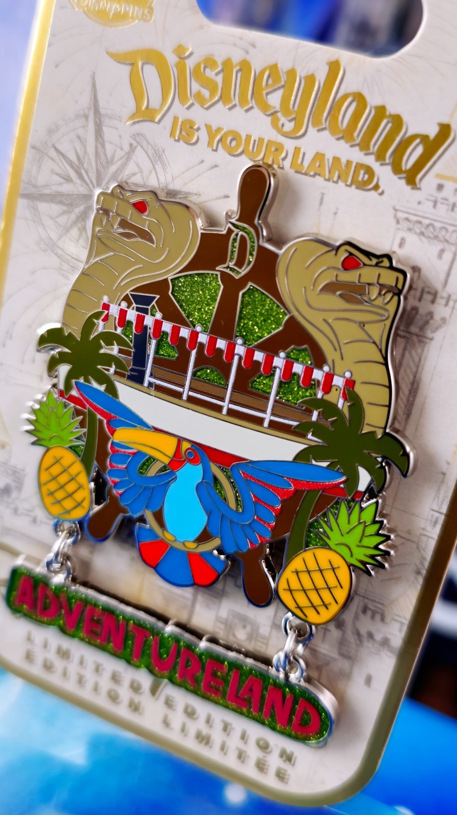 Disney Parks Pin - Adventureland – Disneyland Is Your Land LE 3000 3/6