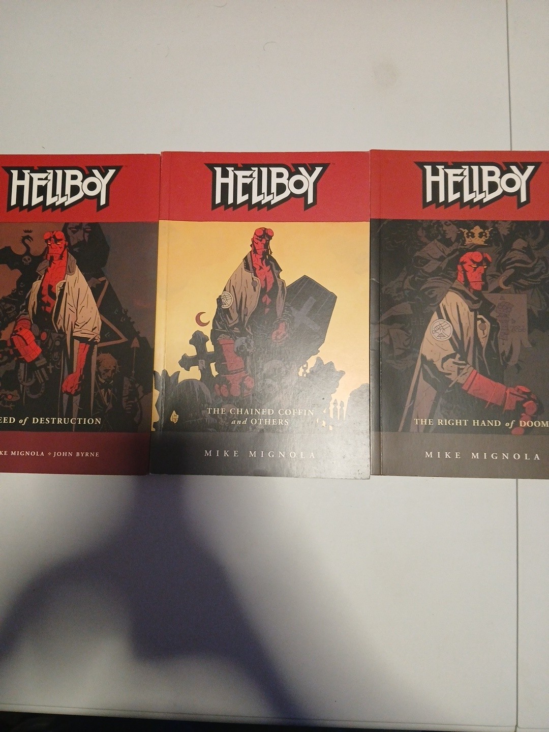 Hellboy Tpb Vol.1, Vol.3, And Vol.4 First Edition And Second Edition