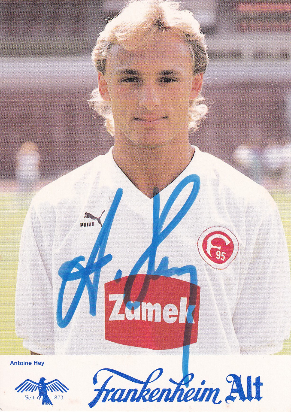 Autograph - Antoine Hey (Fortuna Düsseldorf)