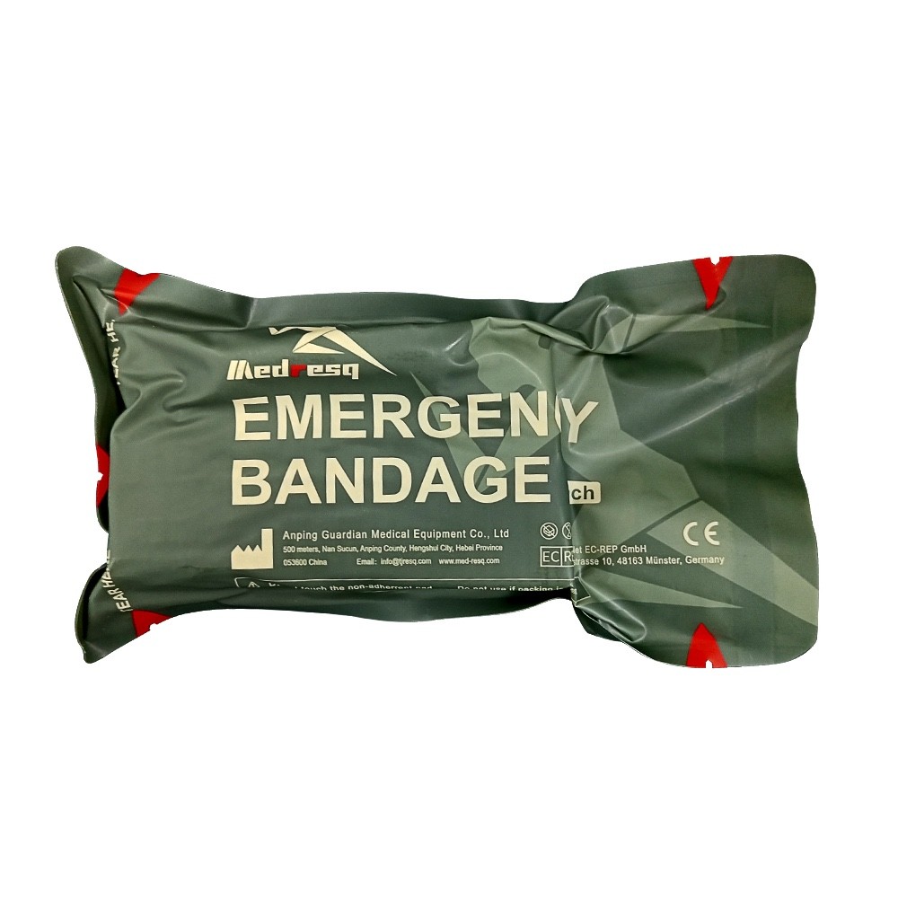 4-Pack – 6” Israeli-Style Emergency Trauma Bandages – Combat | Exp. 2030