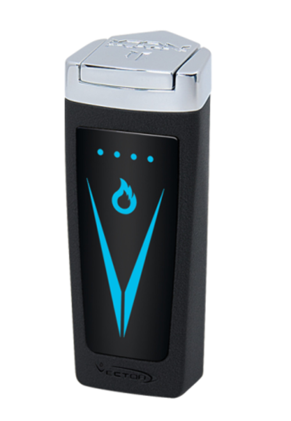 Vector Icon II Triple Torch Lighter Sensor Ignition USB Rechargeable 10k ft