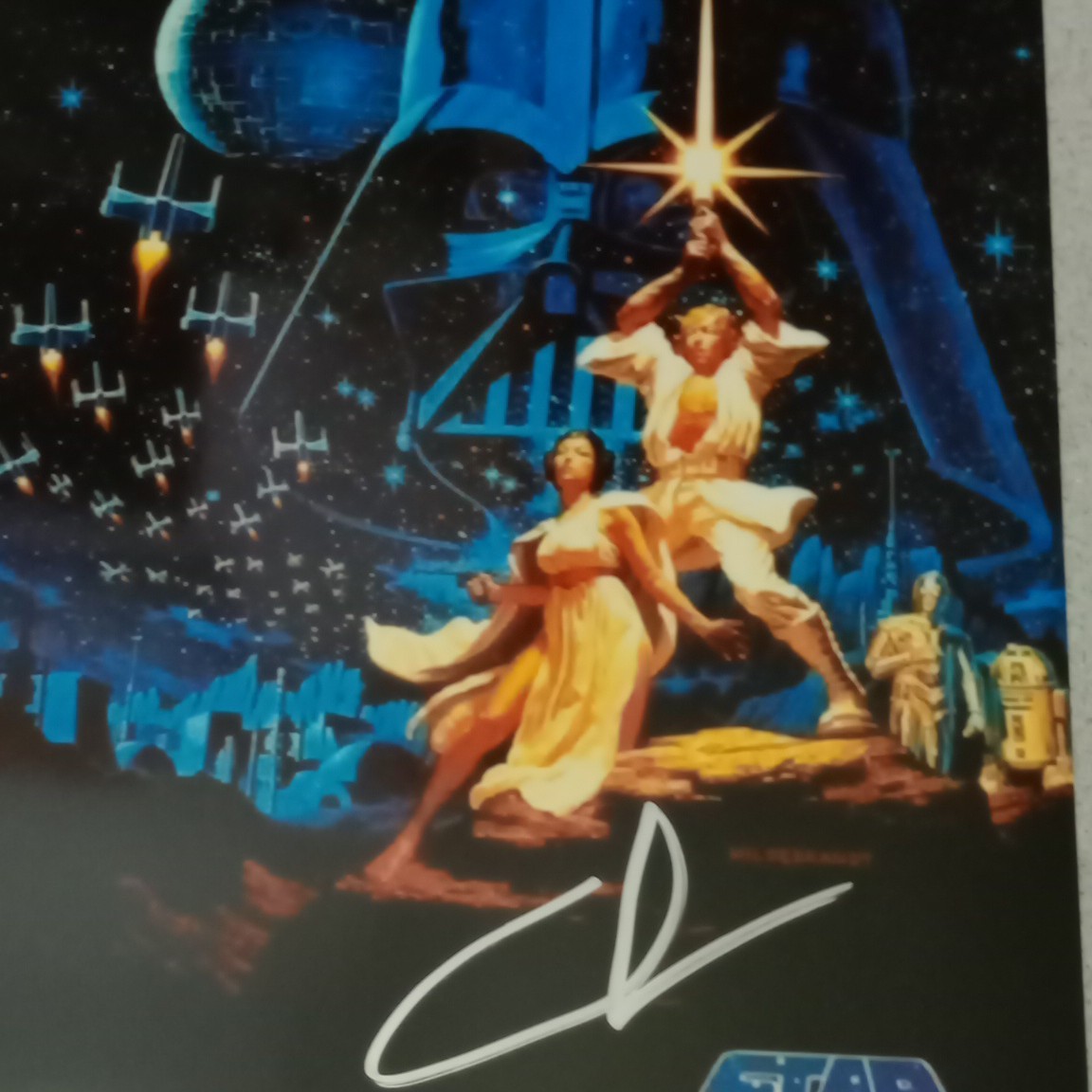 Star Wars Episode IV George Lucas Hand Singned COA